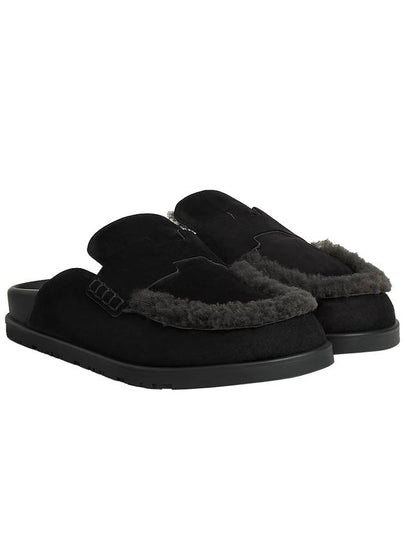 Go Suede Goatskin Bloafers Noir Gris Fonce - HERMES - BALAAN 2