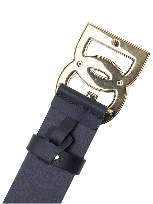 DG Gold Hardware Belt Black - DOLCE&GABBANA - BALAAN.