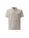 Stretch Piquet Regular Striped Collar Polo Shirt Grey - CP COMPANY - BALAAN 2