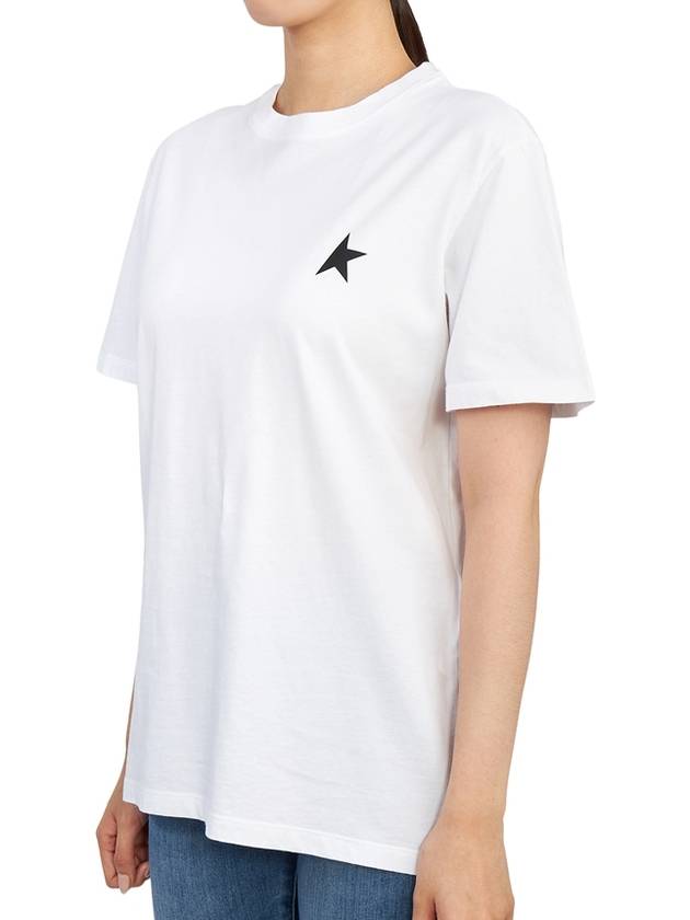 Black Star Collection Short Sleeve T-Shirt White - GOLDEN GOOSE - BALAAN 3