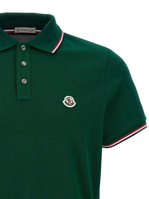 Moncler Logo Polo Shirt - MONCLER - BALAAN 3