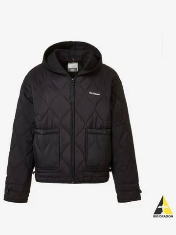 Women s Hoodie Semi Crop Padded Jacket 19 Black - NEW BALANCE - BALAAN 1