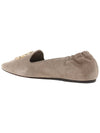 Suede Loafer Cappuccino - TORY BURCH - BALAAN.