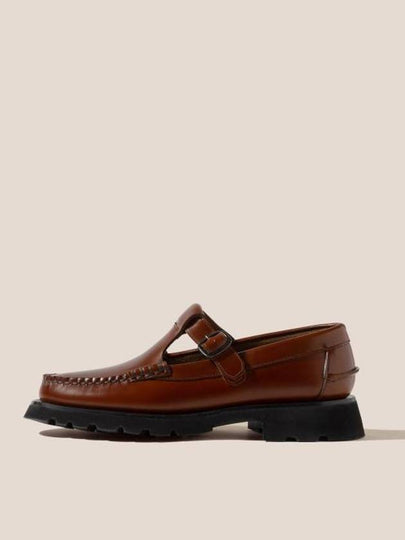 Albu T-Bar Loafers Brown - HEREU - BALAAN 2