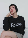 Lettering Logo Sweatshirt BLACK - RUBATI - BALAAN 4