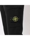 Men's Wappen Patch Training Jogger Pants Black - STONE ISLAND - BALAAN 4