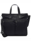 Re-Nylon Saffiano Tote Bag Black - PRADA - BALAAN 3