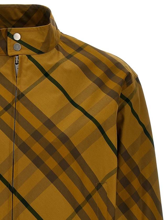 Check Bomber Jacket Yellow - BURBERRY - BALAAN 4