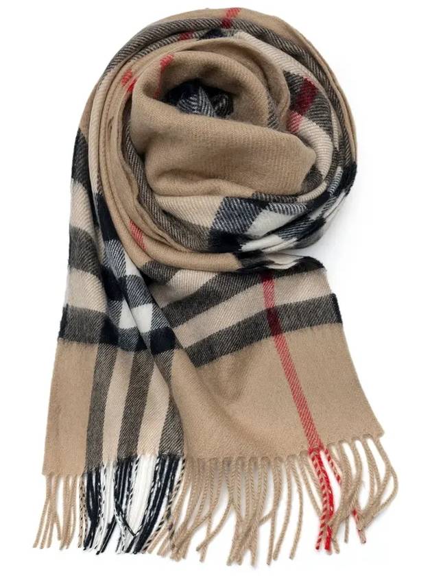 Vintage Check Cashmere Muffler Beige - BURBERRY - BALAAN 2