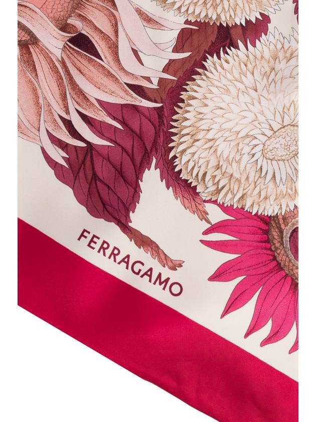 FERRAGAMO Silk Scarf, Women's, Pink - SALVATORE FERRAGAMO - BALAAN 4