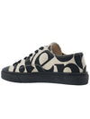 ORB Print Canvas Low Top Sneakers Black Beige - VIVIENNE WESTWOOD - BALAAN 4