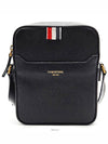 Soft Pebble Grain Vertical Cross Bag L336001 - THOM BROWNE - BALAAN 1