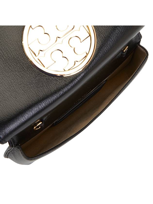 Reva Leather Cross Bag Black - TORY BURCH - BALAAN 7