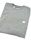 Forba Face Crewneck Logo Sweatshirt Grey - ACNE STUDIOS - BALAAN 5