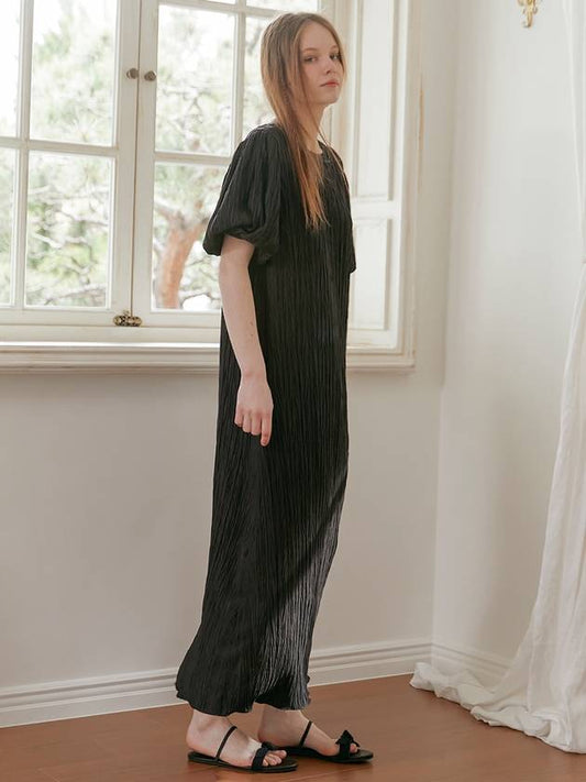 24SS Women's Striped Long Dress Black COEL - TINA BLOSSOM - BALAAN 2