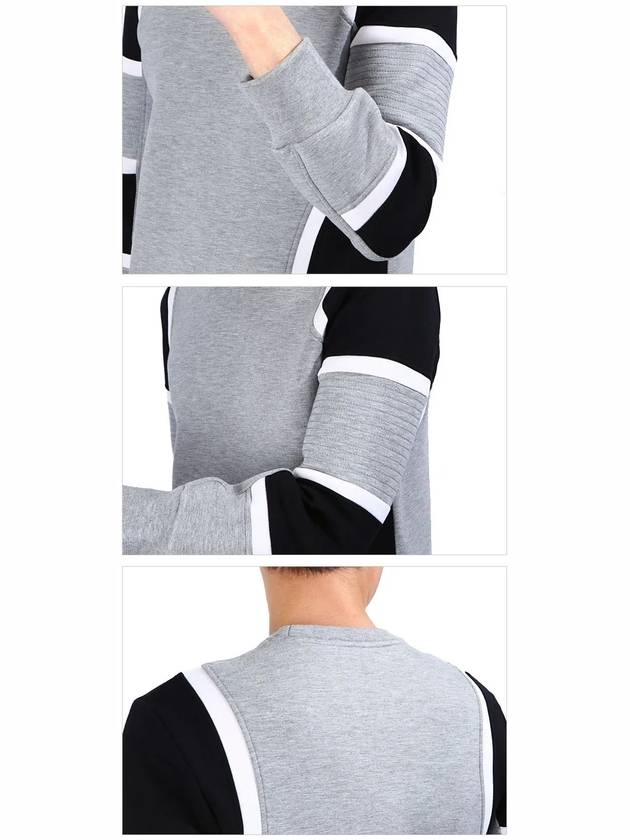 Men's Neoprene Sweatshirt Grey - NEIL BARRETT - BALAAN 7