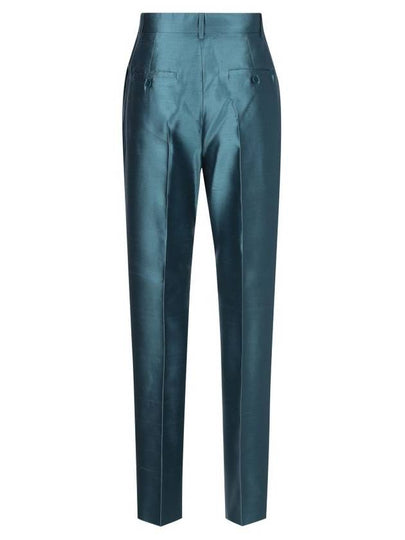 Max Mara Trousers Turquoise - MAX MARA - BALAAN 2