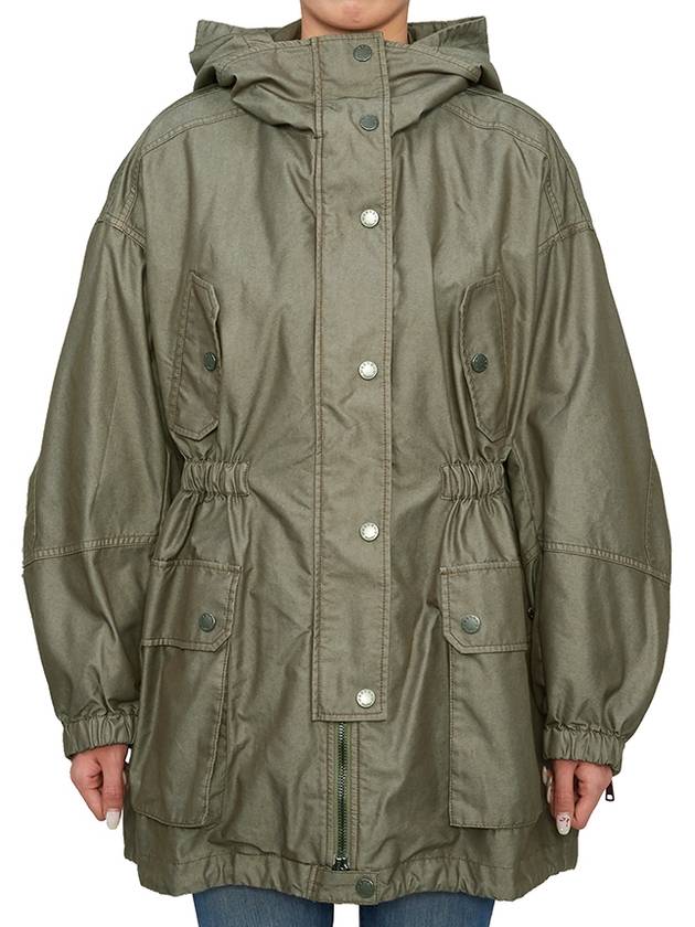 Olinda Hooded Jacket Khaki - MAX MARA - BALAAN 2