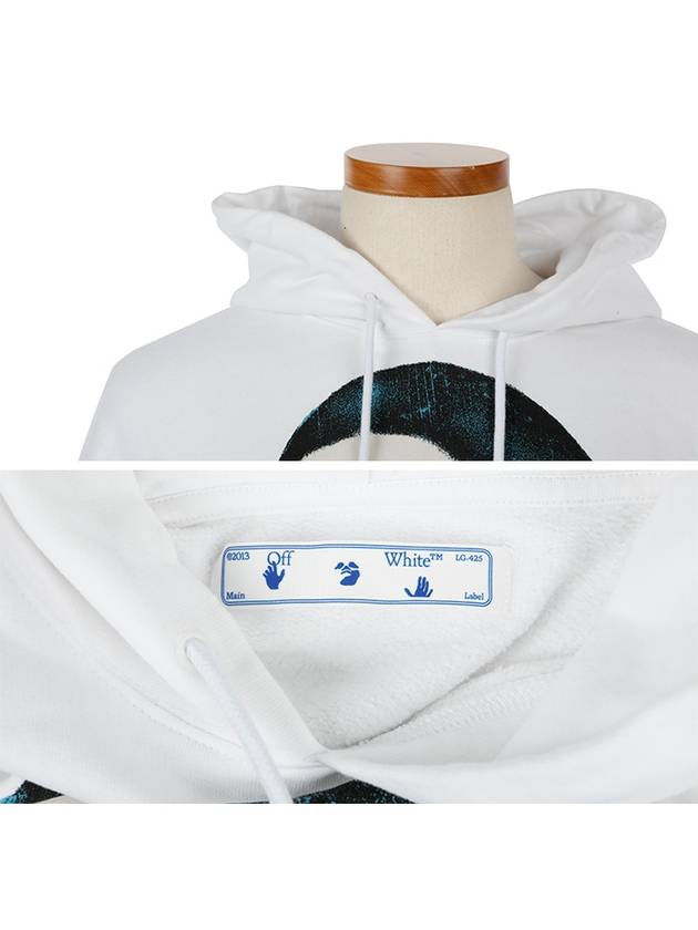 Men's Mona Lisa Print Hooded White - OFF WHITE - BALAAN 6