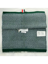 Tartan Check Scarf Dark Green - THOM BROWNE - BALAAN 5