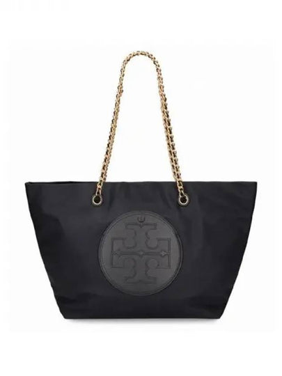 Ella Chain Tote Bag Black - TORY BURCH - BALAAN 2