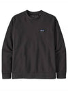 Regenerative Organic Certified Crewneck Cotton Long Sleeve T-Shirt Black - PATAGONIA - BALAAN 2