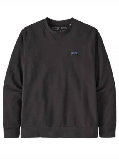 Regenerative Organic Certified Crewneck Cotton Long Sleeve T-Shirt Black - PATAGONIA - BALAAN 2