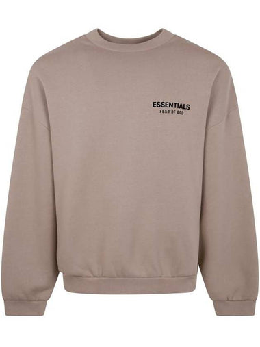 Logo Print Sweatshirt Dessert Sand - FEAR OF GOD - BALAAN 1