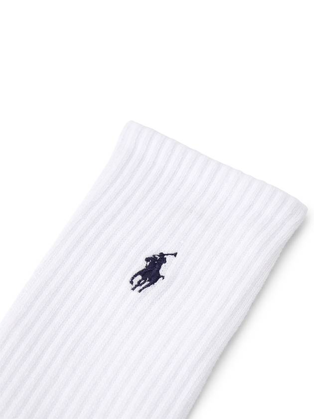 pony embroidery socks white - POLO RALPH LAUREN - BALAAN 5