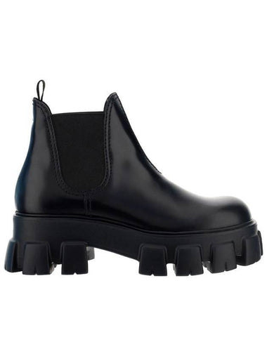 Monolith Chelsea Boots Black - PRADA - BALAAN 1