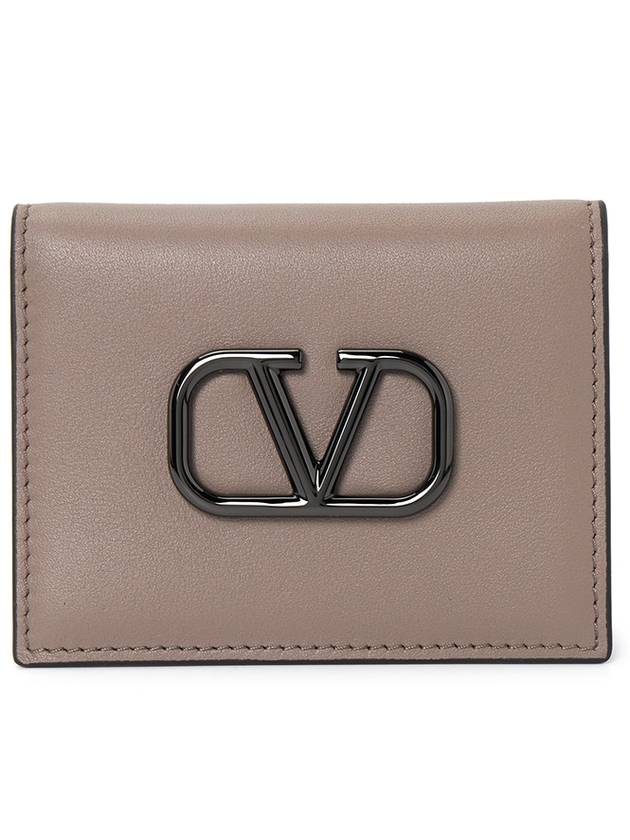 V logo signature men's card wallet P0T39VTQ 416 - VALENTINO - BALAAN 1