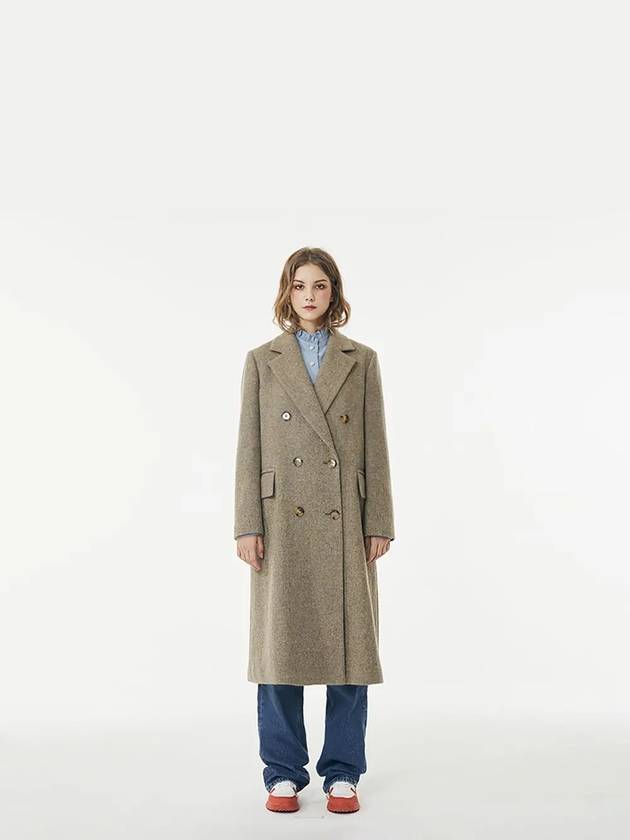 European double long coat beige - VOYONN - BALAAN 5