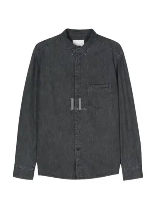 Chemise Denim Long Sleeve Shirt Grey - ISABEL MARANT - BALAAN 2