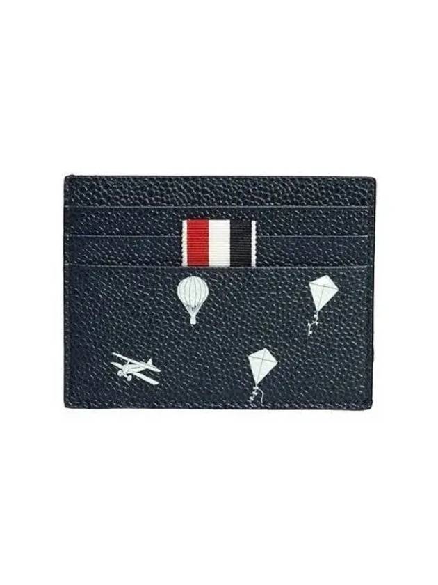 Compartment Icon Card Wallet Grey - THOM BROWNE - BALAAN 2