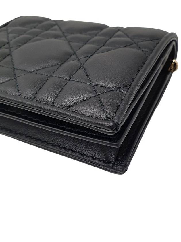 Women s S0178ONMJ M900 Black Lambskin Lady Mini Wallet - DIOR - BALAAN 7