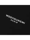 Square Label Sweatshirt Black W233TS21715B - WOOYOUNGMI - BALAAN 6