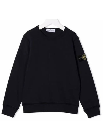 Kids Waffen Sweatshirt Black 751661340 V0029 - STONE ISLAND - BALAAN 1