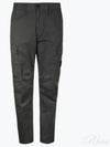 Compass Badge Gabardine Cargo Straight Pants Green - STONE ISLAND - BALAAN 2