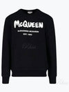 Graffiti Logo Sweatshirt Black - ALEXANDER MCQUEEN - BALAAN 2