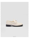 Patent Leather Loafers Ivory - PRADA - BALAAN 5