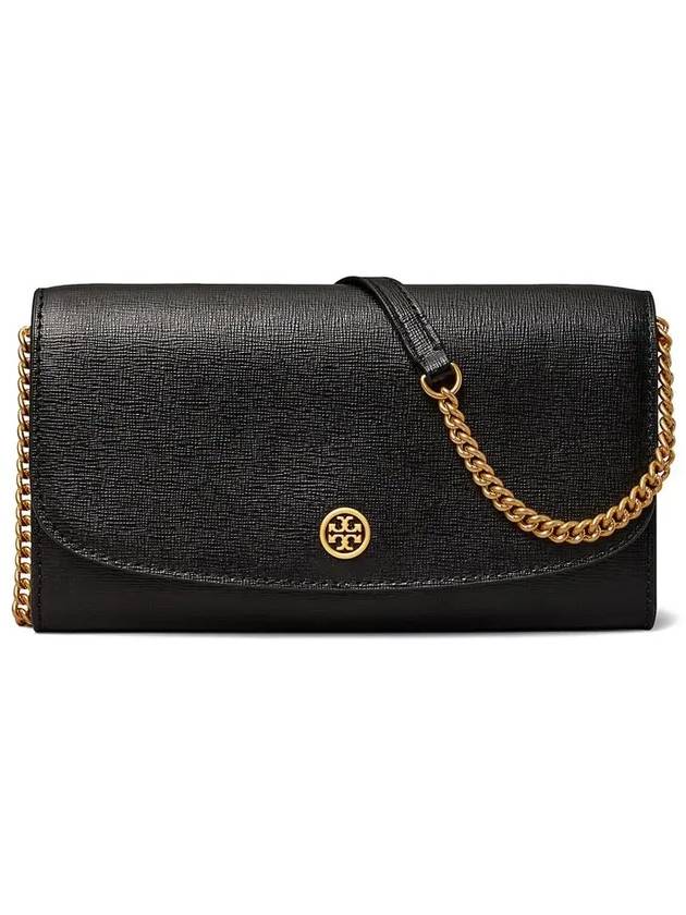 Robinson Chain Long Wallet Black - TORY BURCH - BALAAN 3