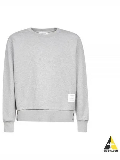 Center Back Stripe Crewneck Sweatshirt Light Grey - THOM BROWNE - BALAAN 2