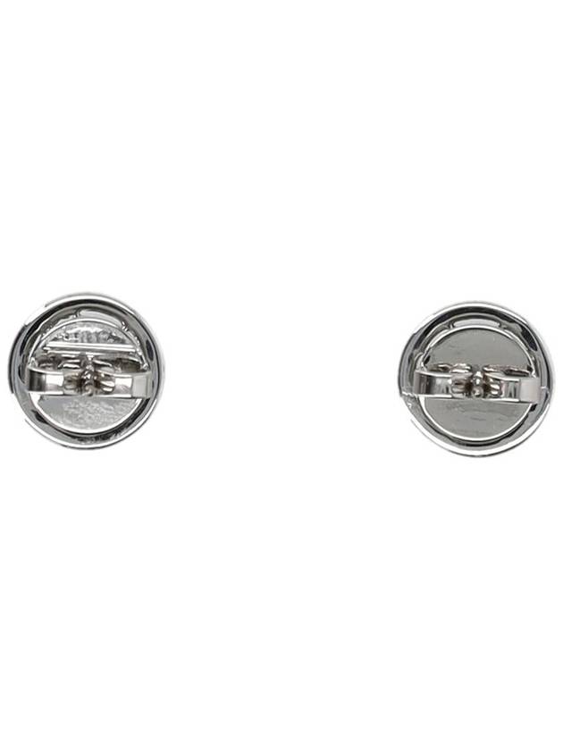 Miller Crystal Stud Earrings Silver - TORY BURCH - BALAAN 3