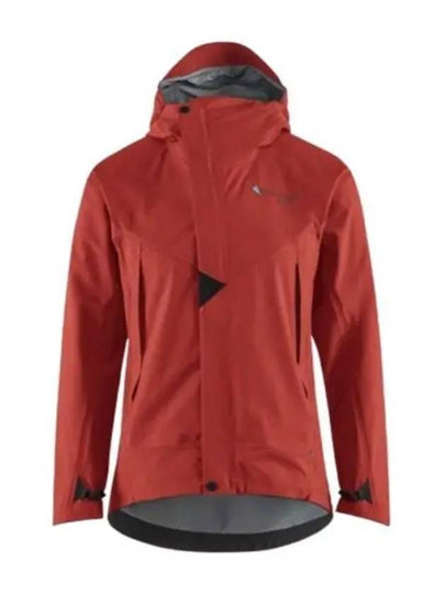 Women's Ashinya Waterproof Hooded Zip-Up Jacket Rose Red - KLATTERMUSEN - BALAAN 2