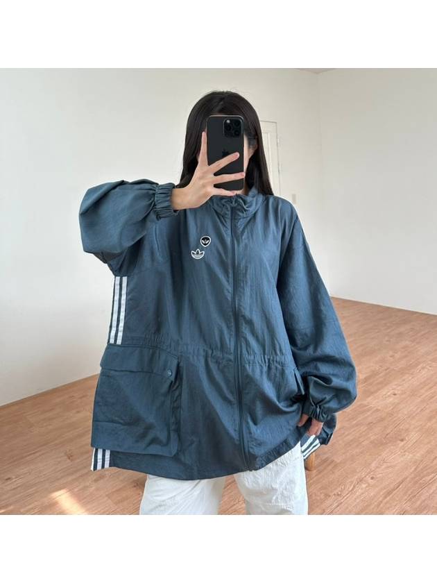 Long Windbreaker Legacy Blue - ADIDAS - BALAAN 5