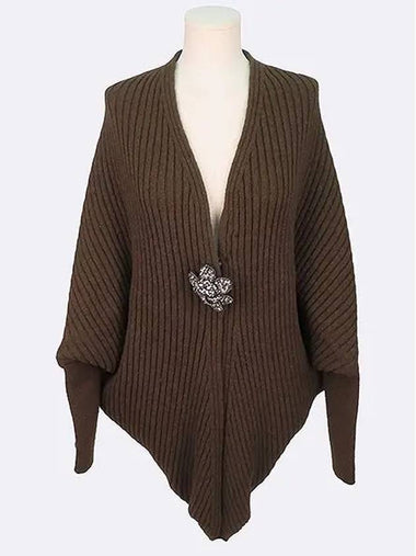 Smith Market Used Luxury Brown Cardigan Women s Clothing - LANVIN - BALAAN 1