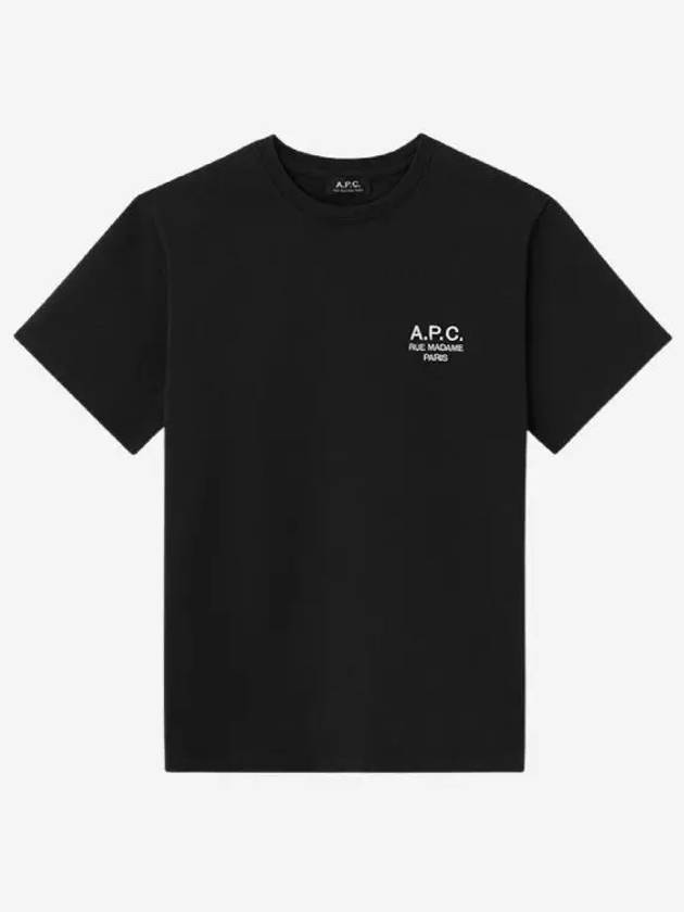 Raymond Short Sleeve T-shirt Black - A.P.C. - BALAAN 3