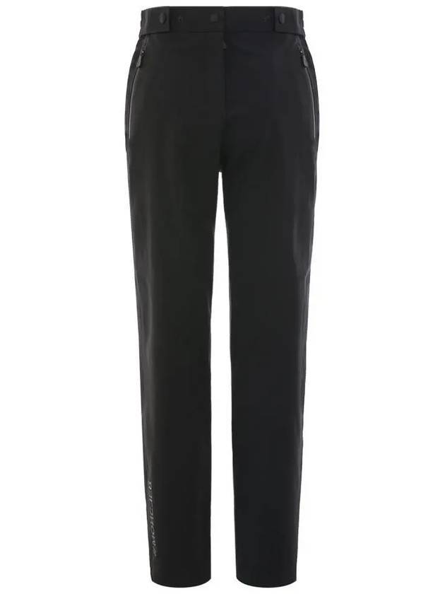 Gore Tex Straight Pants Black - MONCLER - BALAAN 1