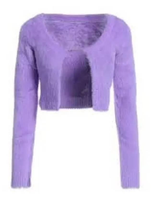 Jacquemus Purple 22KN010 2380 Cardigan 1234626 - JACQUEMUS - BALAAN 1