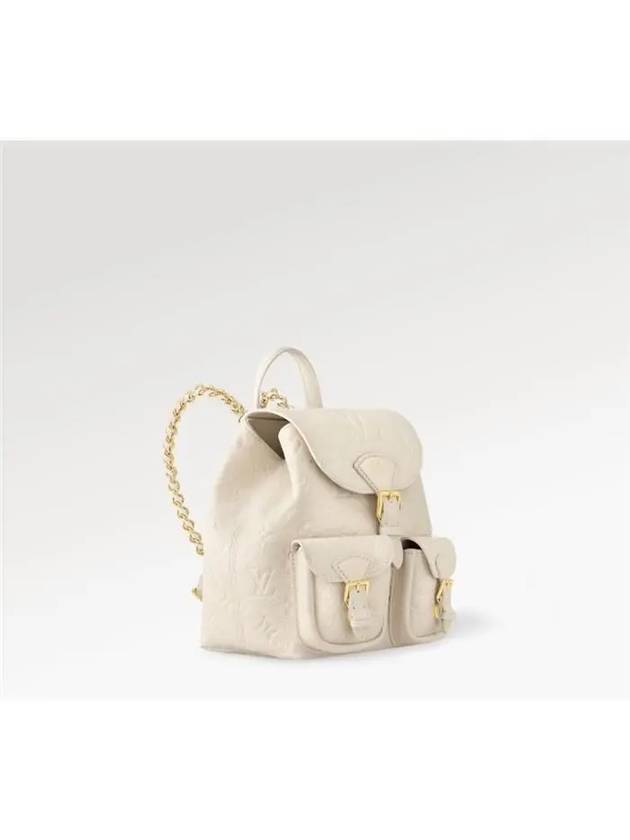 Backup Monogram Empreinte Backpack Cream - LOUIS VUITTON - BALAAN 3